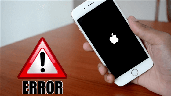 iPhone reste bloqué sur la pomme