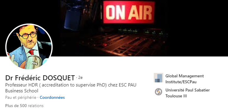 Bannière LinkedIn Dr Frédéric Dosquet