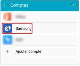 UltData for Android : option comptes : Samsung