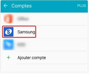 UltData for Android : option comptes : Samsung