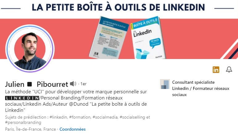 Bannière LinkedIn Julien Pibourret