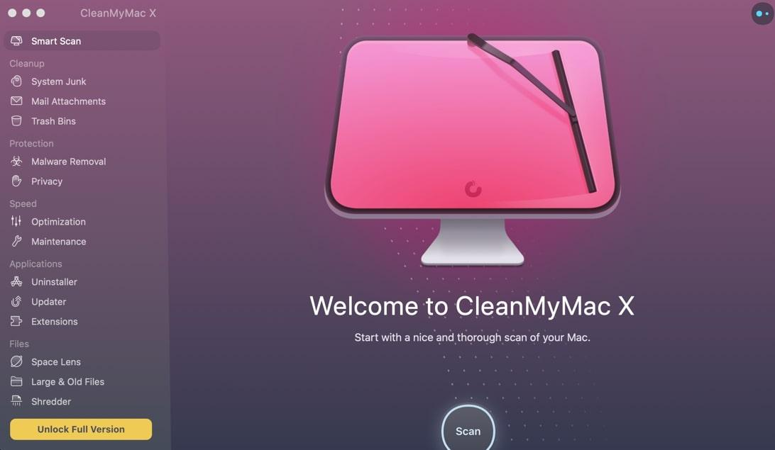 CleanMyMac - logiciel nettoyage Mac