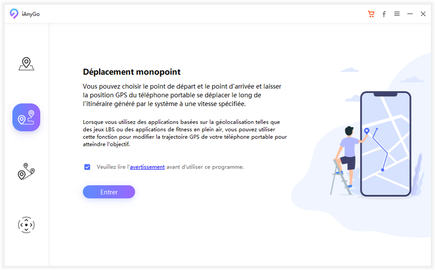 iAnyGo : Déplacement monopoint