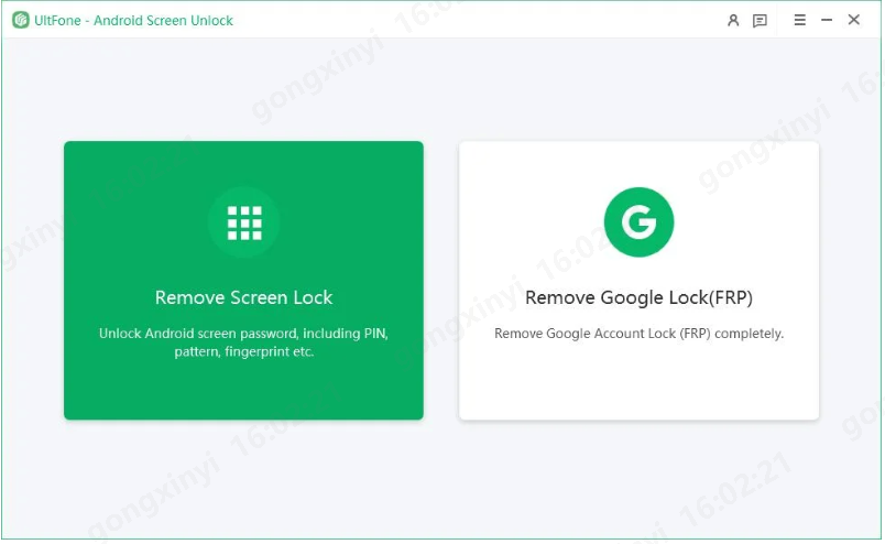 UltFone Android Unlock : Remove Screen Lock