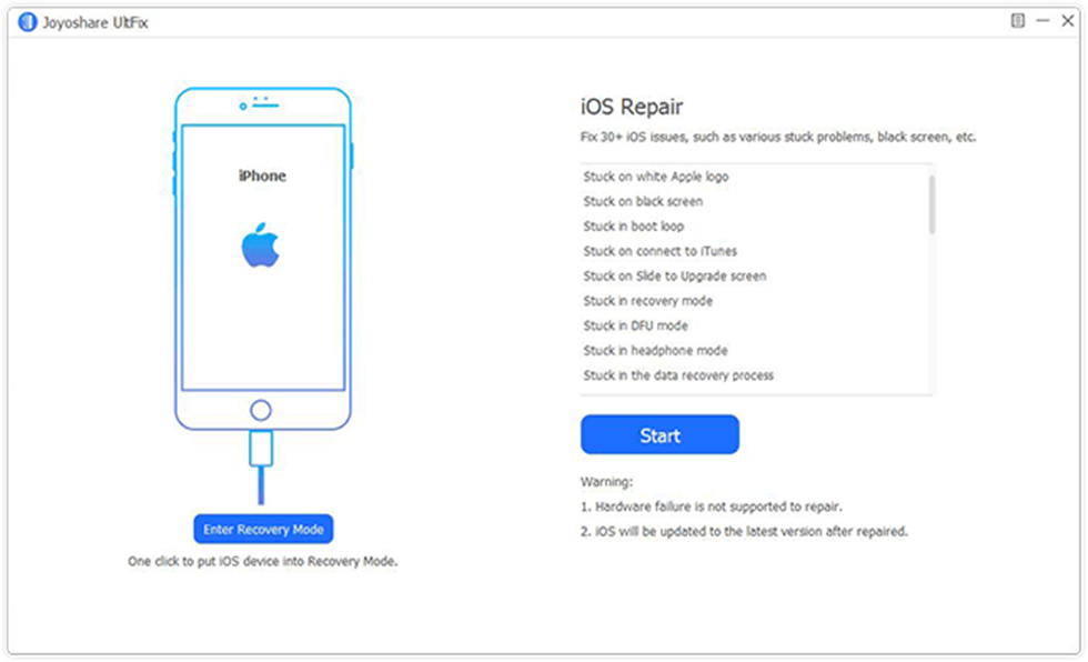 Joyoshare UltFix - iOS System Recovery