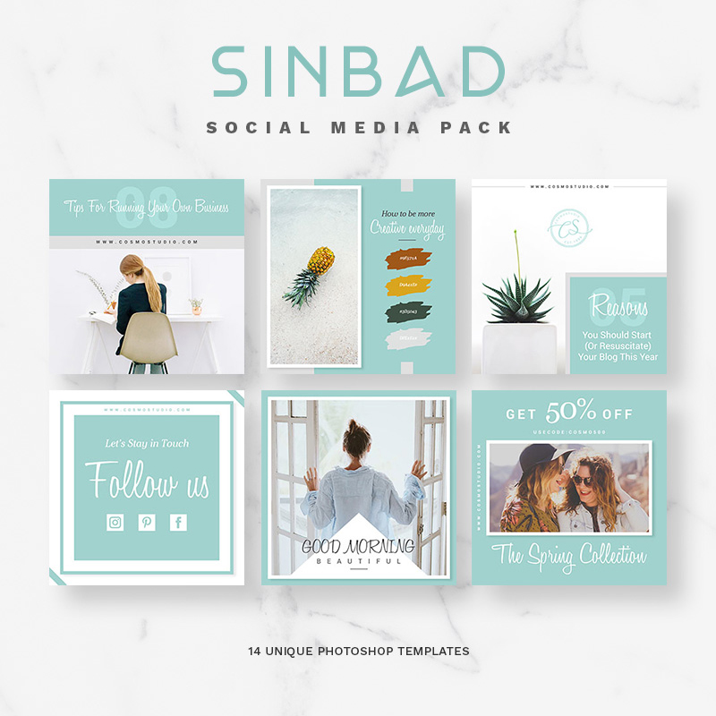 SINBAD - Bundle Pack de médias sociaux