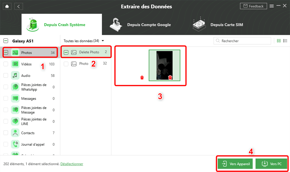 Recuperación de datos del teléfono, pantalla negra, pantalla rota