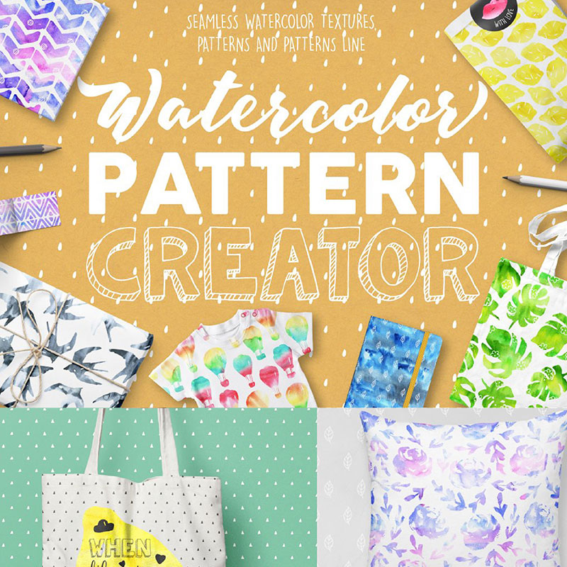 Watercolor Creator Pattern