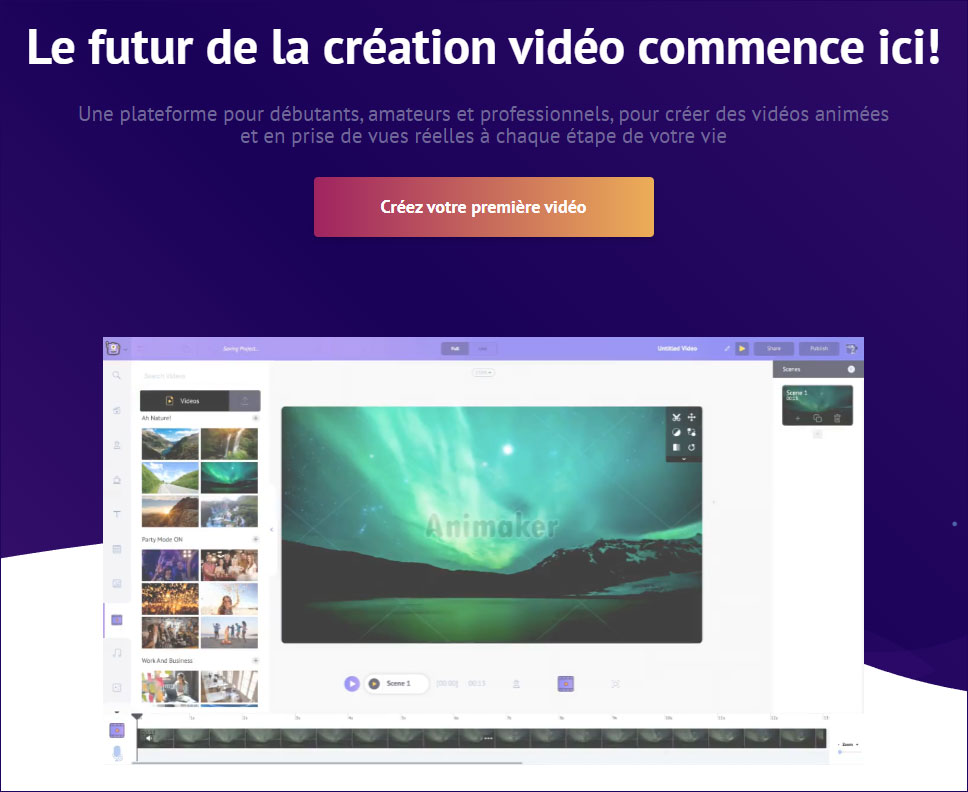 Animaker : création de vidéos avec IA