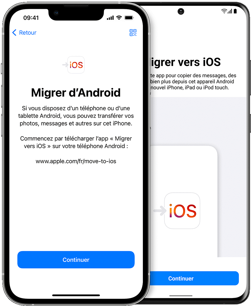 Migrer d'Android vers iOS