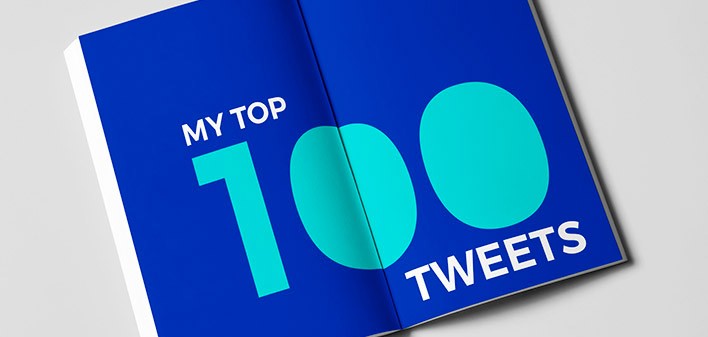 Le concept de My Top 100 tweets de Blookup