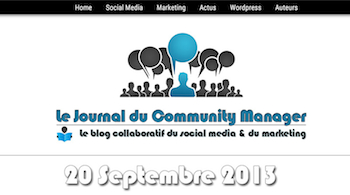 Journal du Community Manager