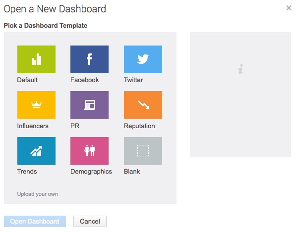 Brandwatch - Creer New Dashboard - Journal du CM