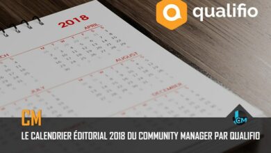 Calendier editorial 2018 par Qualifio Journal du community manager