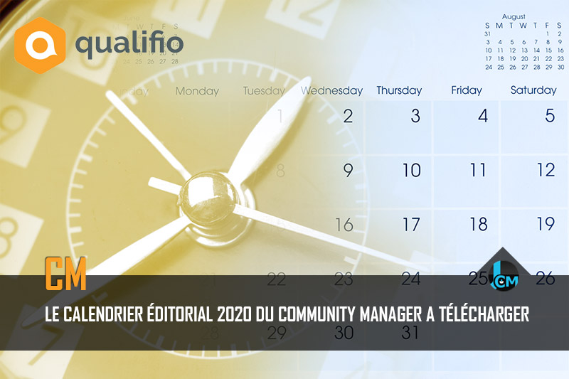 Calendrier éditorial 2020 du community manager