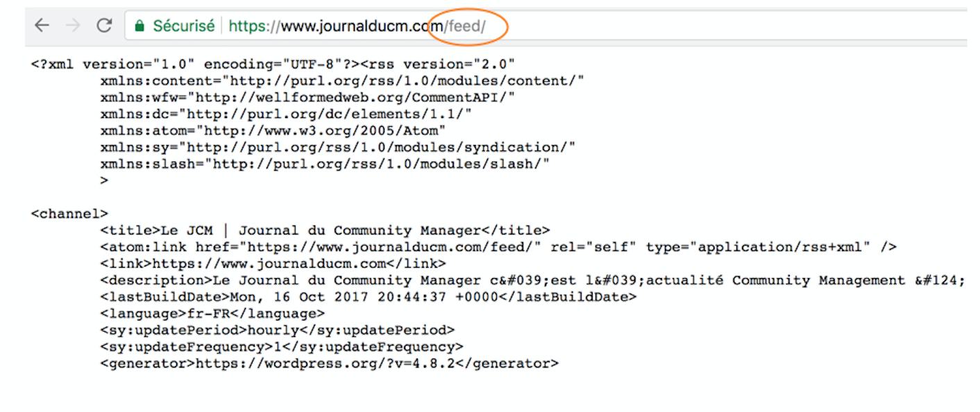 Flux RSS : Journal du CM
