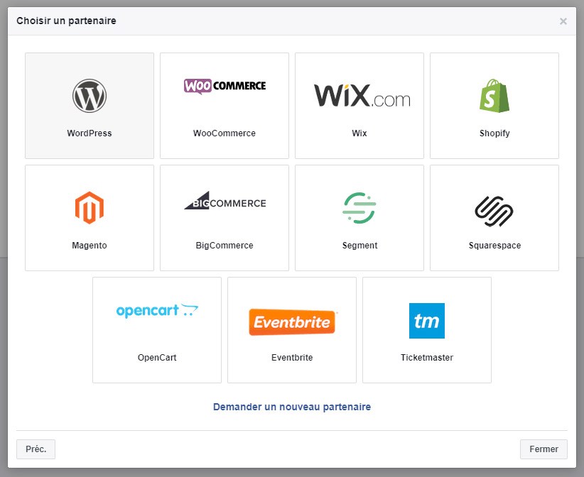 Partners - Pixel Facebook