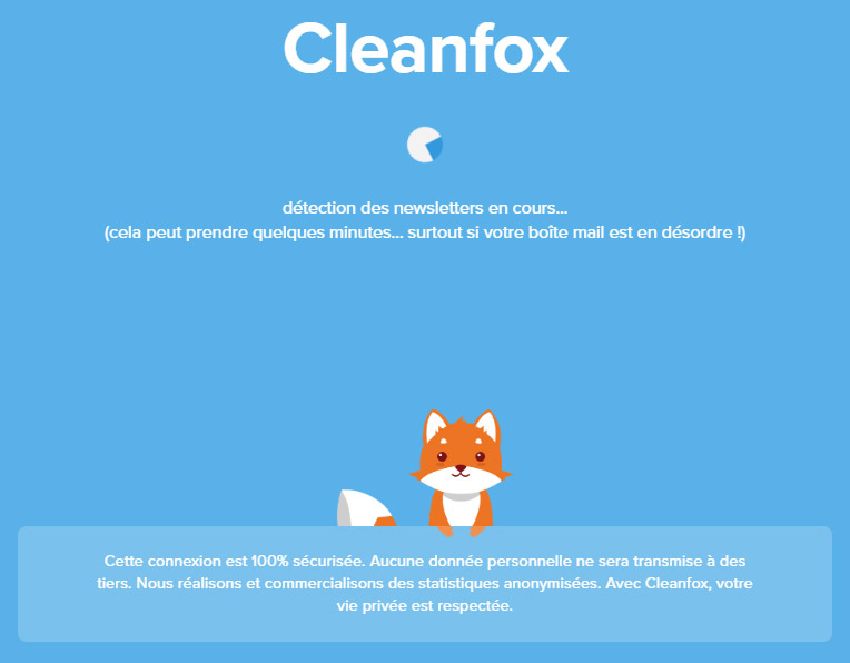 Cleanfox recherche les newsletters 