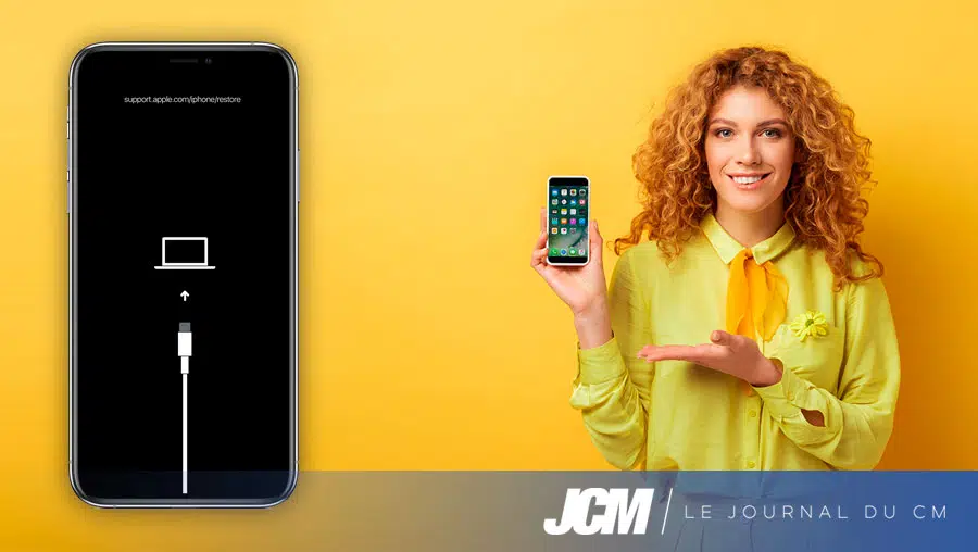 Comment débloquer un iPhone avec le message support.apple.com/iphone/restore
