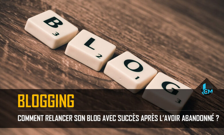 relancer son blog