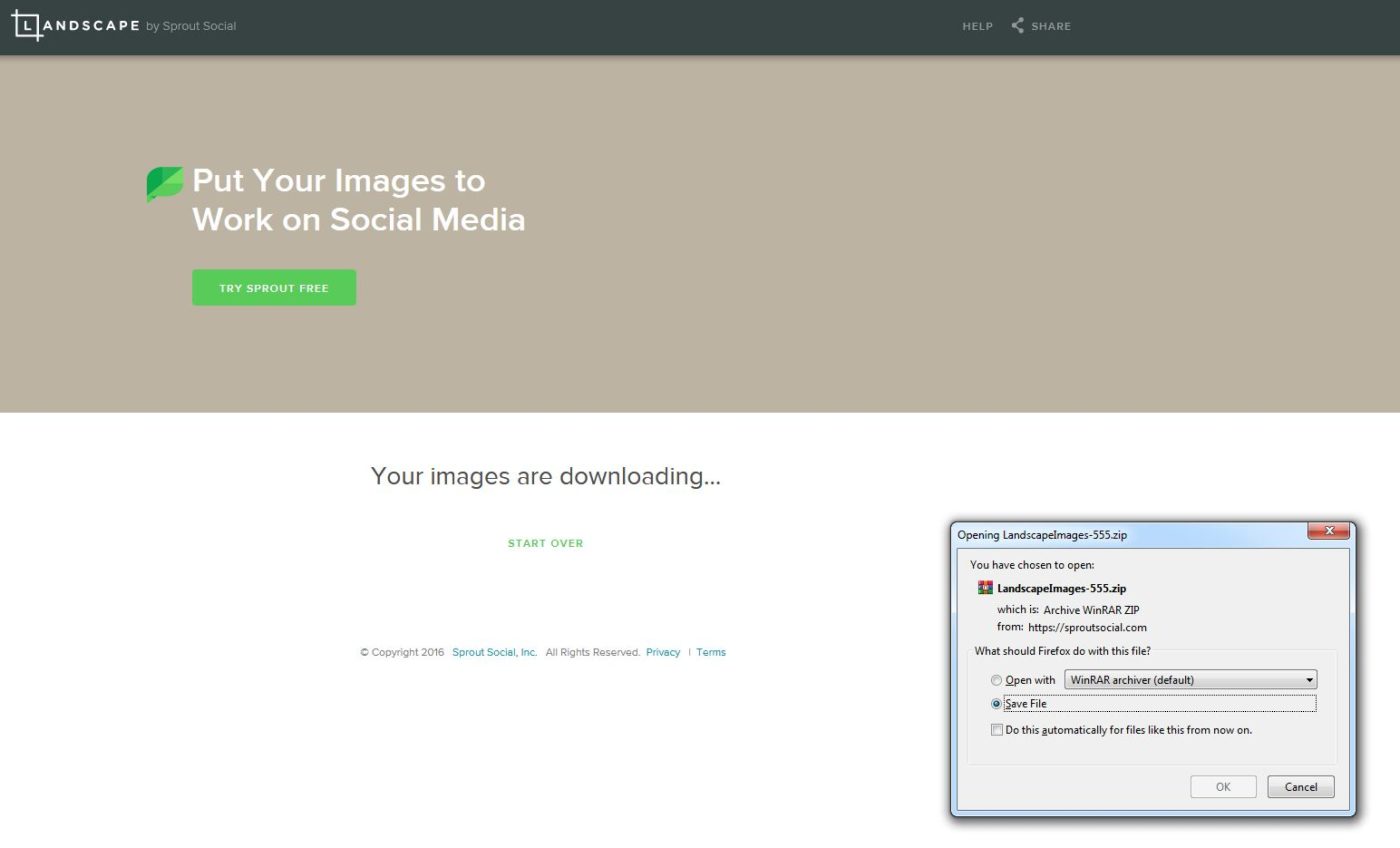  Landscape  l outil en ligne pour redimensionner  facilement 
