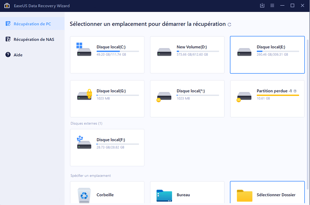 récupérer photos supprimées,EaseUs Data Recovery Wizard