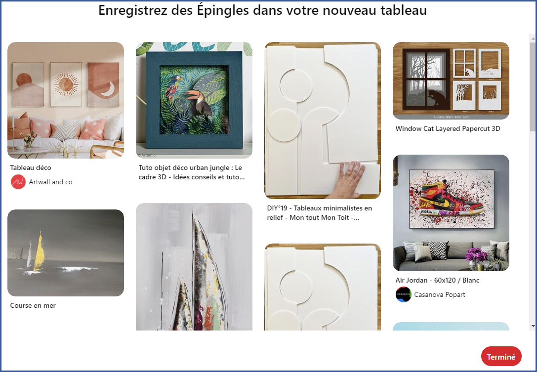 Pinterest,intérêt Pinterest,Avantages Pinterest