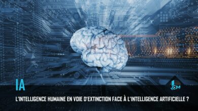 Intelligence humaine en voie d'extinction face a l'intelligence humaine