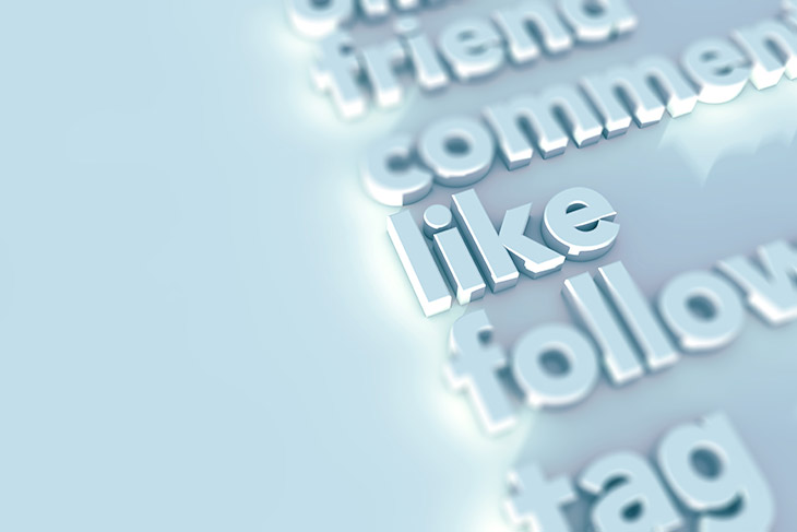 Interactions Facebook : Le like ou j'aime
