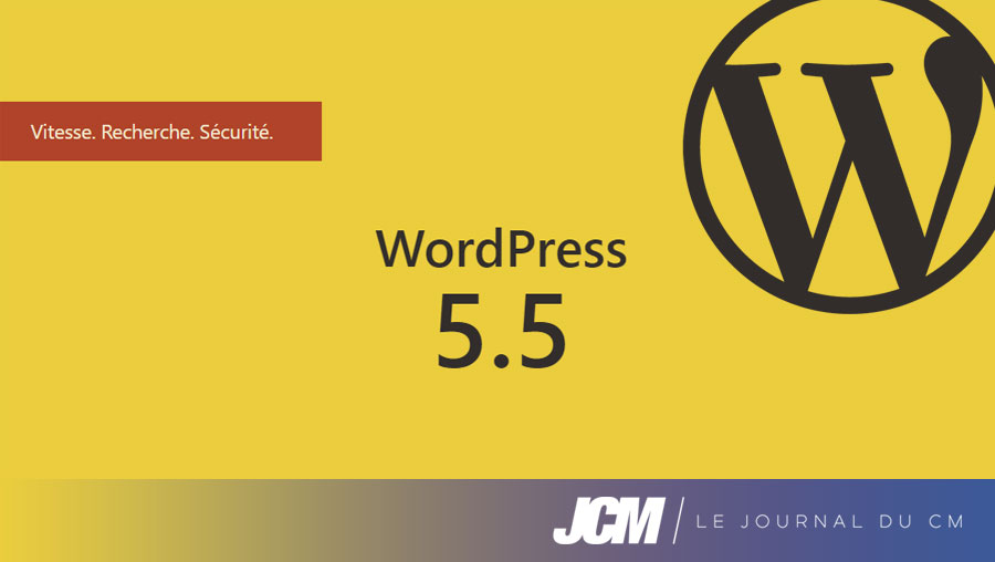 La nouvelle version de WordPress v5.5
