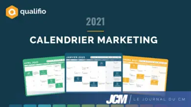 Le calendrier marketing Qualifio 2021