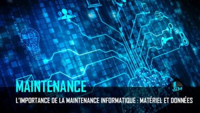 Maintenance informatique matériel et données