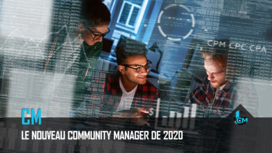 Nouveau community manager CM analyste