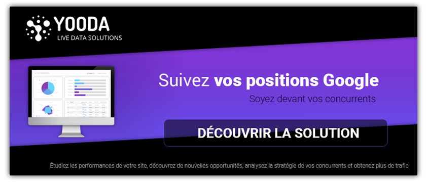 Outil SEO Yooda : suivre ses positions Google