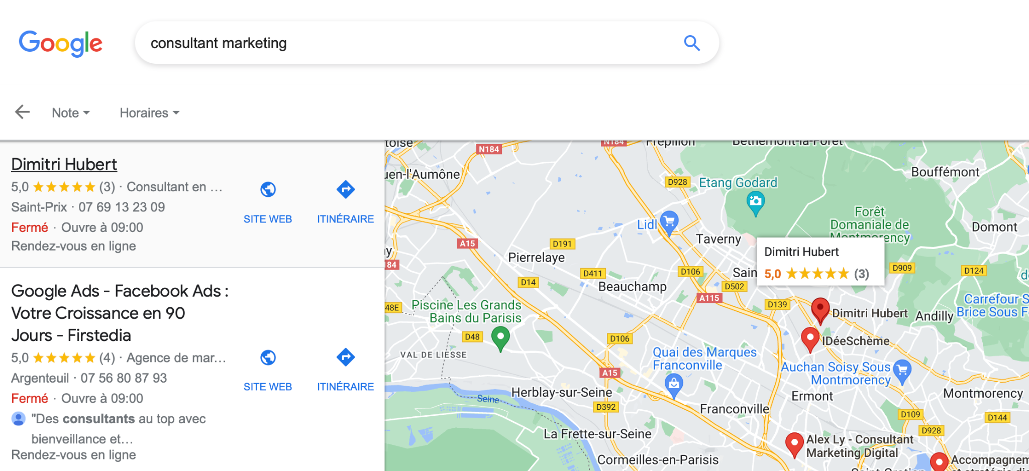 Référencement local Google