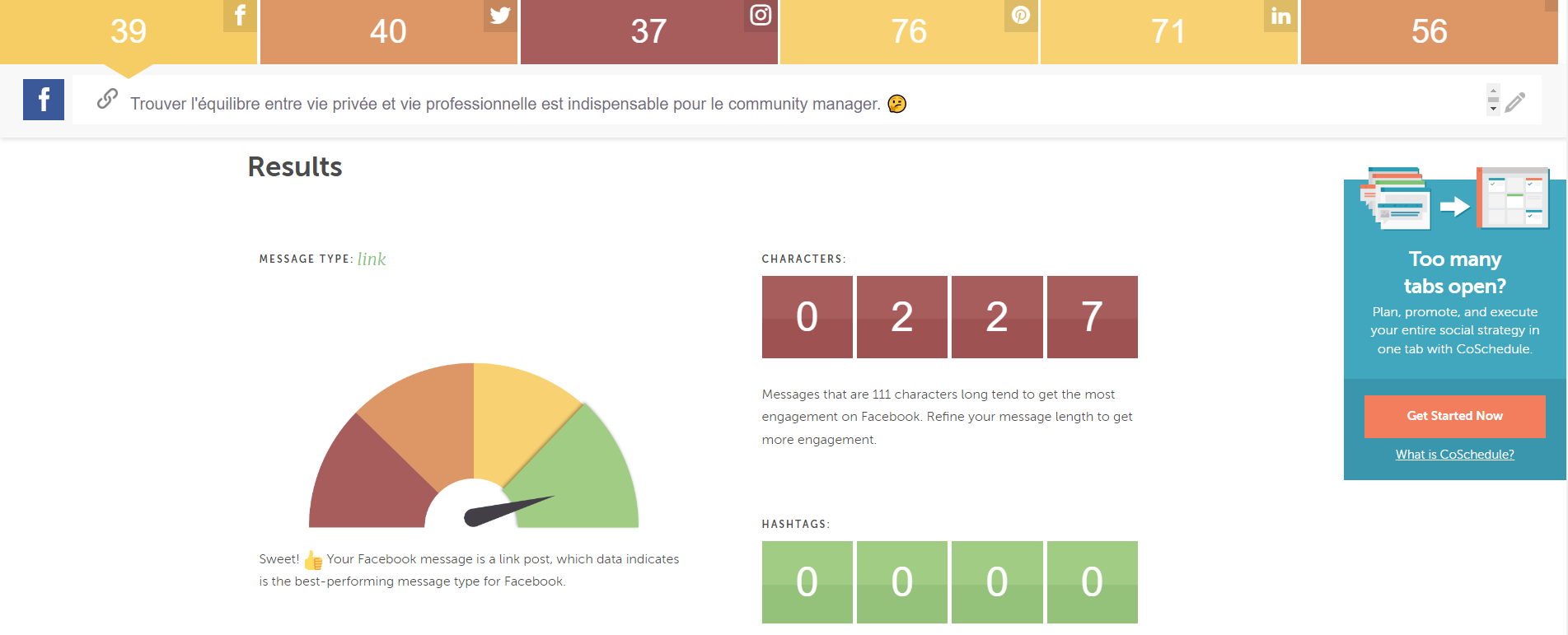 publications,réseaux sociaux