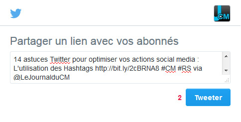 Astuce Twitter : Tweet