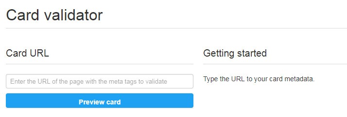 Twitter Card Validator