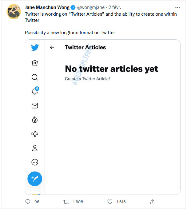 Twitter Articles