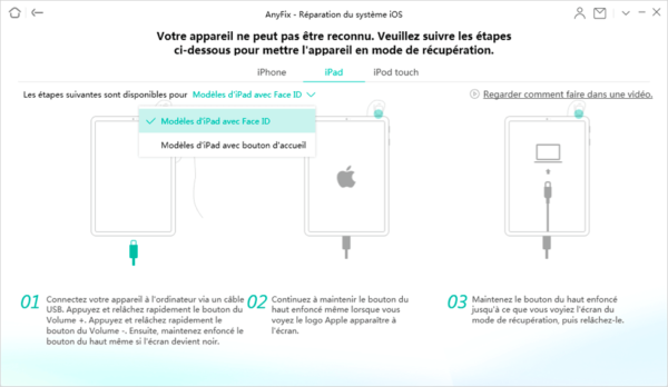 Comment débloquer un iPad sans code ou identifiant Apple
