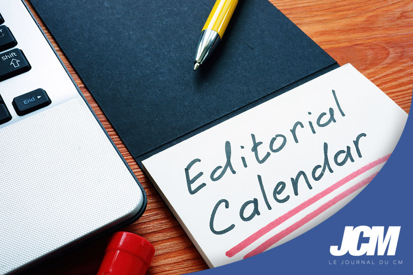 calendrier éditorial en community management