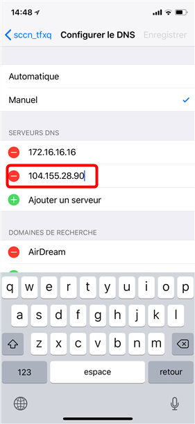 Débloquer iPhone bloqué sur iCloud via la méthode DNS