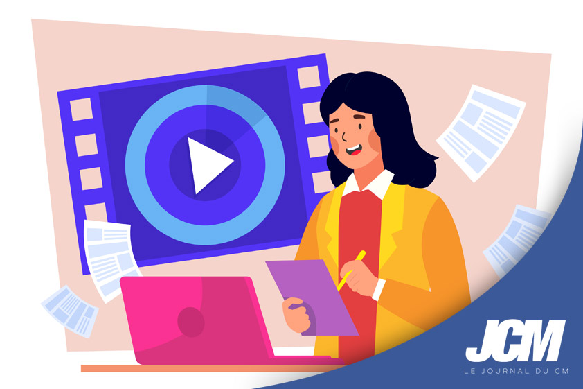 CM qui créé du contenu