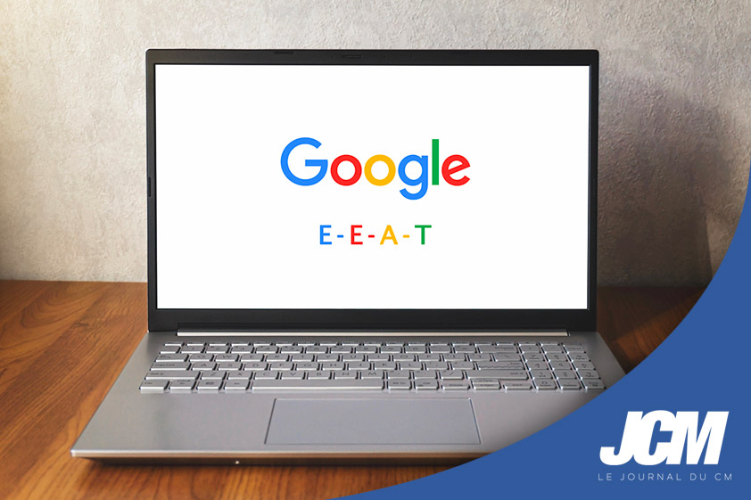 EEAT Google sur PC portable