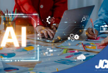 Equipe pro qui travaille avec l'IA