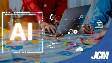 Equipe pro qui travaille avec l'IA