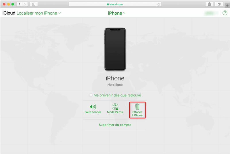 icloud localiser iphone