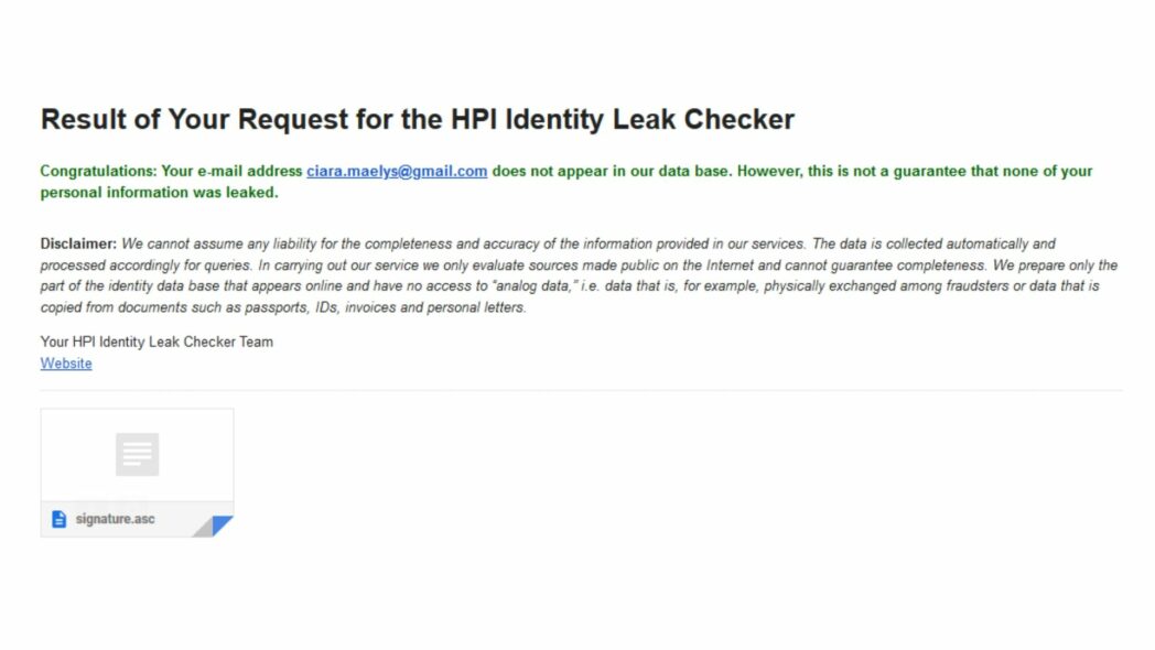 Identity Leak Checker : Vérifiez si son mail est sécurisé après un phishing