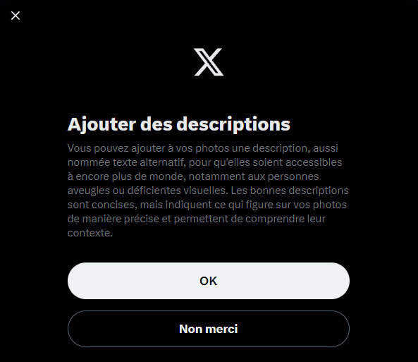 La balise ALT sur X