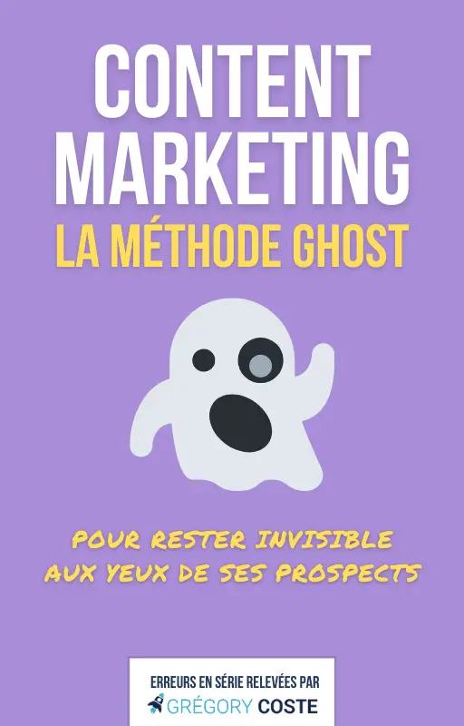 Marketing de contenu : la méthode ghost, à fuir